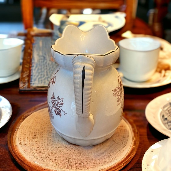 Antique transferware pitcher - Picture 4 of 7